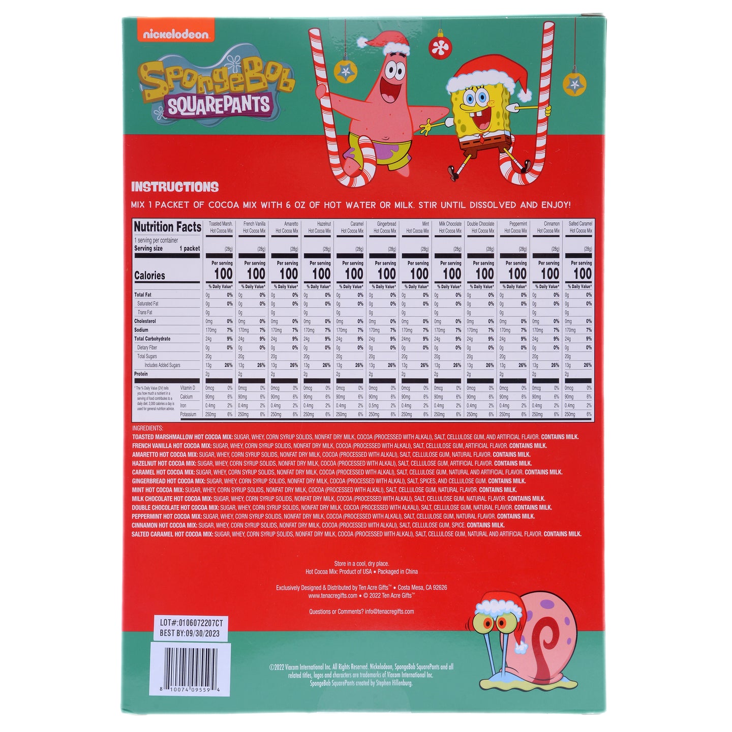 SpongeBob 12 Cocoas Of Christmas